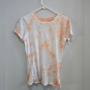 Victoria's Secret PINK lightweight tie-dye orange and pink tshirt Size XS